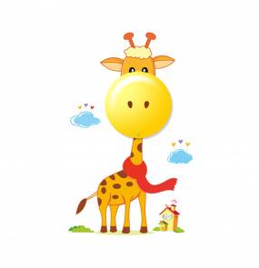 LAMPKA DZIECIĘCA GIRAFFE 0,6W LED