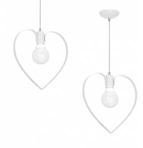 Lampa wisząca AMORE WHITE 1xE27