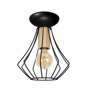 Lampa sufitowa WILL BLACK 1xE27