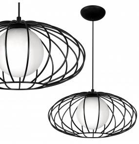 Lampa Wisząca KRONOS BLACK 1xE14