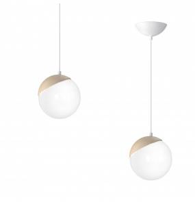 Lampa wisząca SFERA WOOD 1xE14