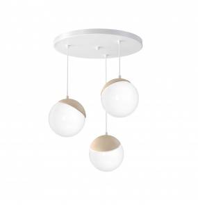 Lampa wisząca SFERA WOOD 3xE14