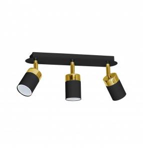 Lampa sufitowa JOKER BLACK/GOLD 3xGU10