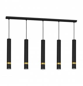 Lampa wisząca JOKER BLACK/GOLD 5xGU10