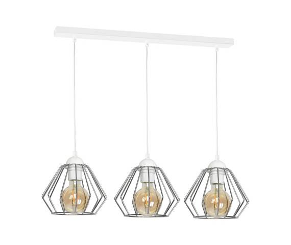 Lampa wisząca NORMAN WHITE 3xE27
