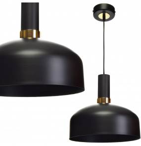 Lampa wisząca MALMO BLACK/GOLD 1xE27