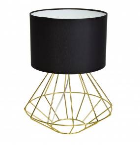 Lampa stojąca LUPO BLACK/GOLD 1xE27