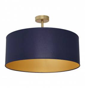 Lampa sufitowa BEN NAVY BLUE/GOLD 3xE27