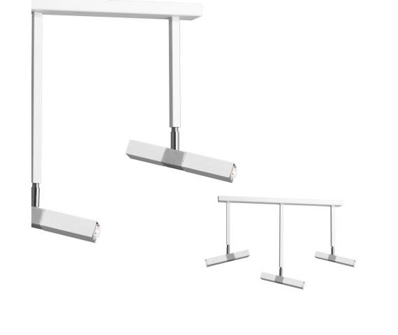 Lampa sufitowa CASTRO WHITE / CHROME 3xG9
