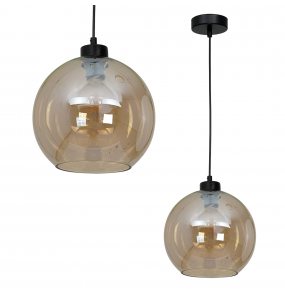 Lampa wisząca SOFIA AMBER 1xE27