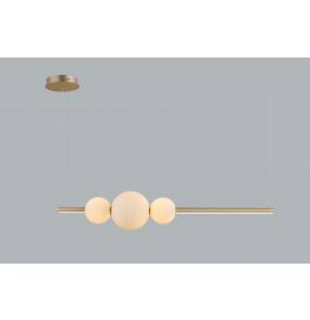 Lampa wisząca Sandra 3 dimm AZ4427 LED Azzardo nowoczesna oprawa w kolorze złotym