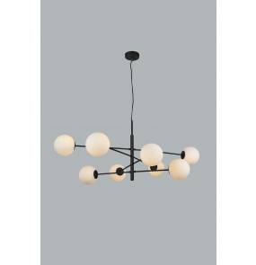 Lampa wisząca Oviedo 8 AZ4422 Azzardo nowoczesna oprawa w kolorze czarnym