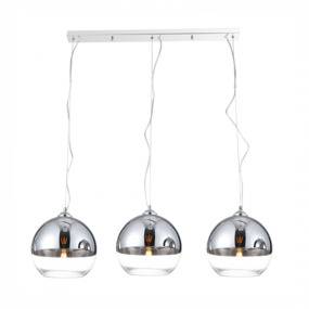 Lampa wisząca Silver Ball 3 line AZ4751 AZzardo dekoracyjna oprawa w stylu design