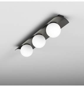 Plafon MODERN BALL WPx3 LED section surface 46998 AQform potrójna kulista oprawa w nowoczenym stylu