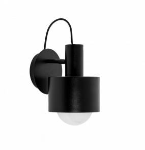 Lampa ścienna kinkiet nowoczesny ENKEL ENK122P0 czarna minimalistyczna oprawa ścienna UMMO