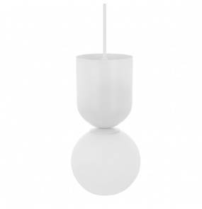 Lampa sufitowa pojedyncza LUOTI LUA111P0 oprawa wisząca nowoczesna biała UMMO