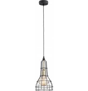 Lampa wisząca Long 2208 TK Lighting pojedyncza, geometryczna oprawa w kolorze czarnym