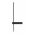 Kinkiet SABRE W0283 Maxlight minimalistyczna oprawa ścienna w kolorze czarnym