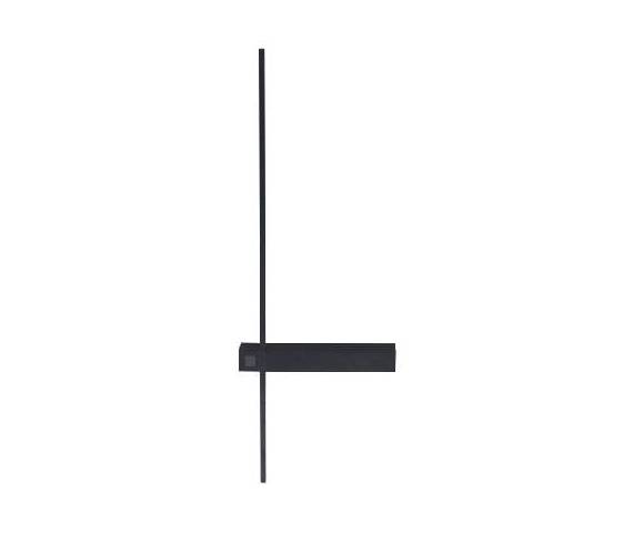 Kinkiet SABRE W0283 Maxlight minimalistyczna oprawa ścienna w kolorze czarnym
