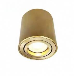 Lampa natynkowa MINI C1300-1L GOLD Auhilon oprawa natynkowa w kolorze złotym