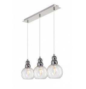 Lampa wisząca AKSO III TR MD1632-3A-Clear-NEW Auhilon oprawa szklana