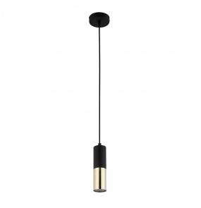 Lampa wisząca ELIT BLACK 4366 TK Lighting elegancka oprawa w kolorze czarnym i złotym