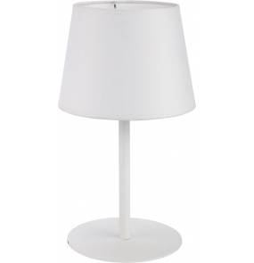 Lampa stołowa MAJA 2935 TK Lighting minimalistyczna oprawa w kolorze białym