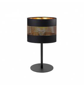 Lampa stołowa TAGO BLACK 5054 TK Lighting pojedyncza, nowoczesna oprawa w kolorze czarnym