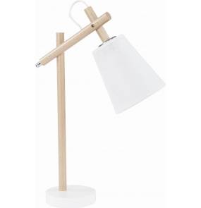 Lampa biurkowa Vaio White 667 TK Lighting nowoczesna oprawa w kolorze białym