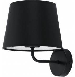 Kinkiet MAJA 1884 TK Lighting minimalistyczna oprawa w kolorze czarnym