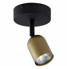 Lampa sufitowa, reflektor TOP 3301 TK Lighting minimalistyczna oprawa w kolorze czarno-złotym