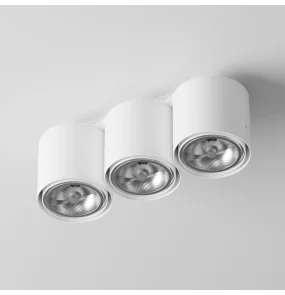 WYPRZEDAŻ Oprawa natynkowa Nex NT 3 QR111 50W 3.0407 Labra biała potrójna oprawa w nowoczesnym stylu