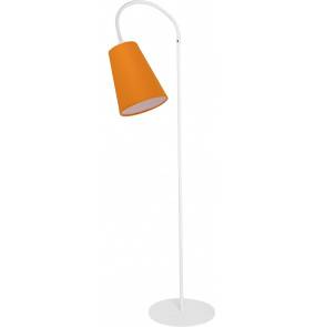 Lampa podłogowa WIRE COLOUR 3082 TK Lighting nowoczesna oprawa w kolorze pomarańczowym