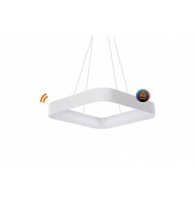 Lampa wisząca Solvent S 80 PENDANT SMART WIFI AZ3985 AZzardo oprawa  w kolorze białym + pilot
