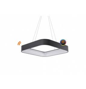 Lampa wisząca Solvent S 80 PENDANT SMART WIFI AZ3986 AZzardo oprawa  w kolorze szarym + pilot