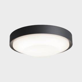 Plafon zewnętrzny BESEL K60010 IP65 Kohl Lighting nowoczesna oprawa w kolorze białym lub szarym