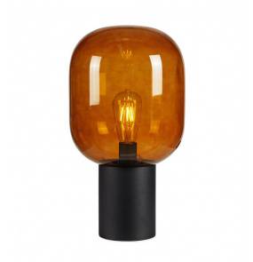 Lampa stołowa BROOKLYN Table 1L 44cm Black/Brown 108294 Markslojd oprawa w nowoczesnym stylu