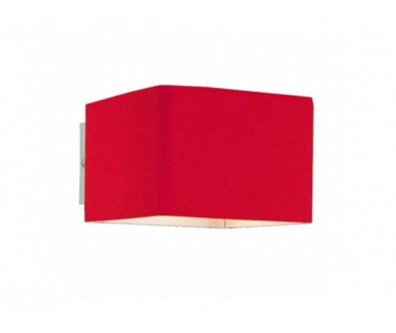 Kinkiet Tulip AZ0139 AZzardo czerwona oprawa w nowoczesnym stylu