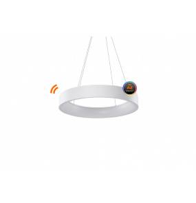 Lampa wisząca Solvent R 60 PENDANT SMART WIFI AZ3970 AZzardo oprawa  w kolorze białym + pilot