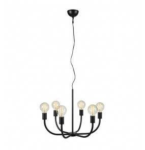 Lampa wisząca AMISTOSO Pendant 6L Black 108290 Markslojd nowoczesna oprawa wisząca