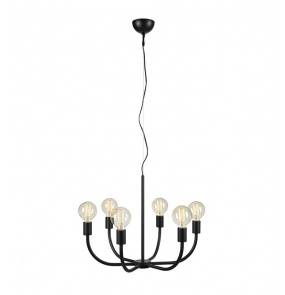 Lampa wisząca AMISTOSO Pendant 6L Black 108290 Markslojd nowoczesna oprawa wisząca