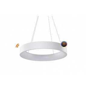 Lampa wisząca Solvent R 80 PENDANT SMART WIFI AZ3973 AZzardo oprawa  w kolorze białym + pilot