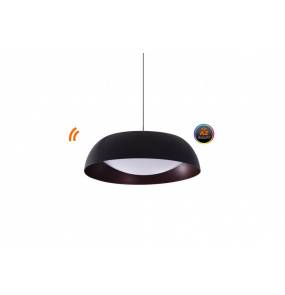 Lampa wisząca Lenox Top 40 SMART WIFI RGB AZ3147 AZzardo oprawa sufitowa w kolorze czarnym + pilot