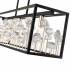 Lampa wisząca CAROLINE P0541 05B SDAC Zuma Line dekoracyjna oprawa w kolorze czarno złotym1