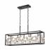 Lampa wisząca CAROLINE P0541 05B SDAC Zuma Line dekoracyjna oprawa w kolorze czarno złotym