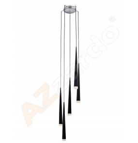 Lampa wisząca Stylo 5 AZ0119 AZzardo czarna oprawa w stylu design