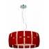 ŻARÓWKI LED GRATIS! Lampa wisząca Taurus AZ0162 AZzardo dekoracyjna oprawa w kolorze czerwonym