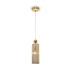 Lampa wisząca ANTIC MOD302PL-01CG oprawa w kolorze złotym z kloszem w kolorze koniakowym MAYTONI