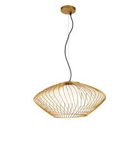 Lampa wisząca PLEC P364PL-01G oprawa w kolorze złotym MAYTONI
