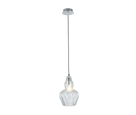 Lampa wisząca EUSTOMA MOD238-PL-01-TR oprawa w kolorze niklu MAYTONI